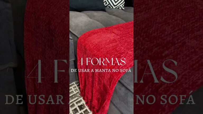 Sofá Mantas da H&M: Estilo e Conforto para Seu Espaço