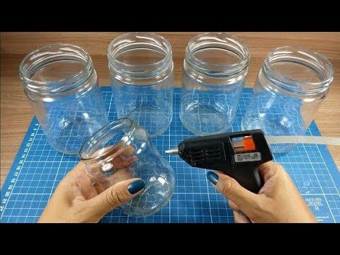 Ideias Criativas para Enfeitar Frascos de Vidro