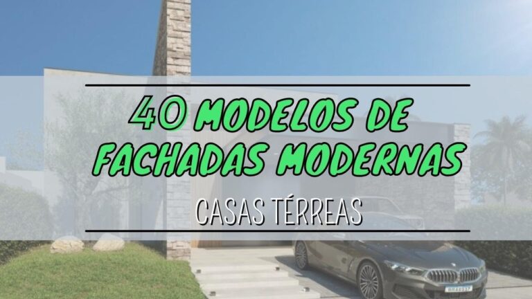 Fachadas Modernas para Casas Baixas: Estilo e Funcionalidade