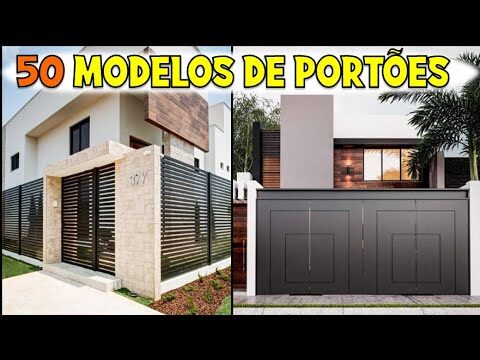 Portões de Entrada Modernos: Estilo e Segurança em Harmonia