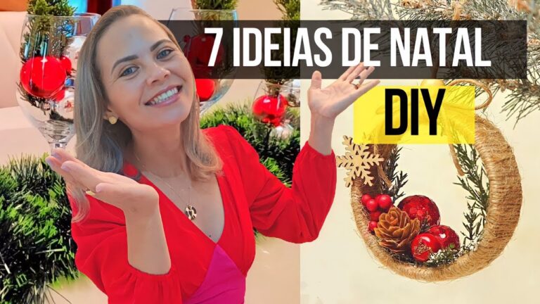 Enfeites de Natal Fáceis para Mesa