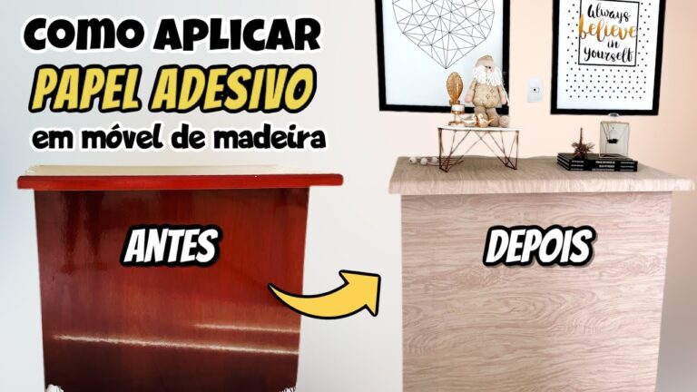 Transforme seus M&oacute;veis com Papel Autocolante: Dicas e Inspira&ccedil;&otilde;es