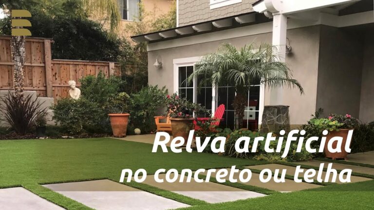 Como Aplicar Relva Artificial sobre Cimento de Forma Eficiente