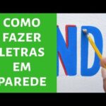 Técnicas Criativas para Pintar Letras na Parede