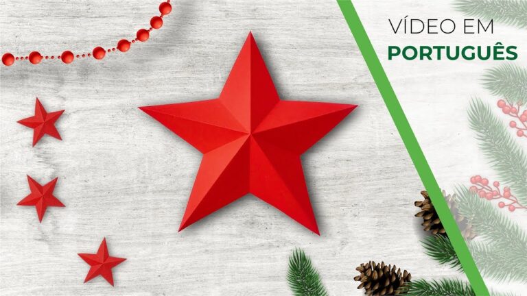 Guia Pr&aacute;tico: Como Fazer uma Estrela em Papel