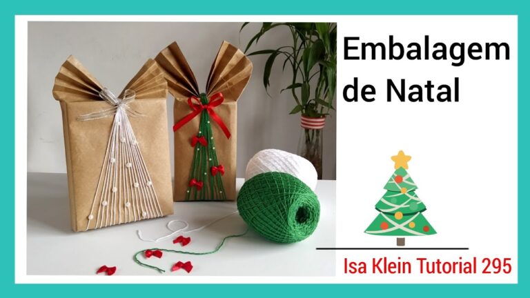 Emprego Criativo: Como Fazer Embrulhos de Natal Perfeitos