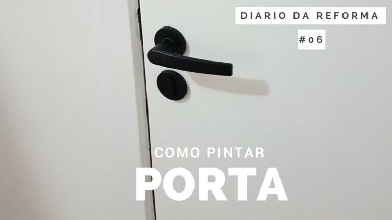 Guia Prático para Pintar Porta Envernizada de Branco