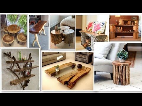 Decora&ccedil;&atilde;o Criativa com Troncos de &Aacute;rvores