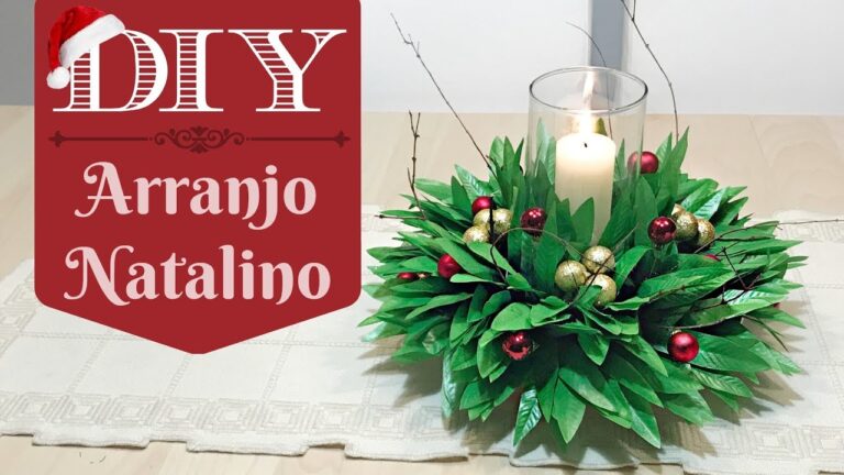 Arranjos de Natal Fáceis e Elegantes para Fazer em Casa