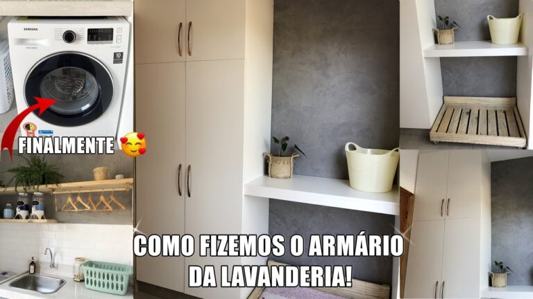 Armário Ideal para Máquinas de Lavar e Secar
