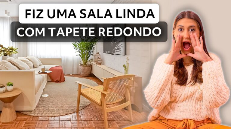Eleg&acirc;ncia e Conforto: Tapete Redondo para Hall de Entrada