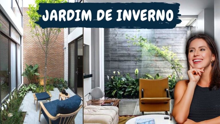 Jardim de Inverno: Deck e Pedras em Harmonia