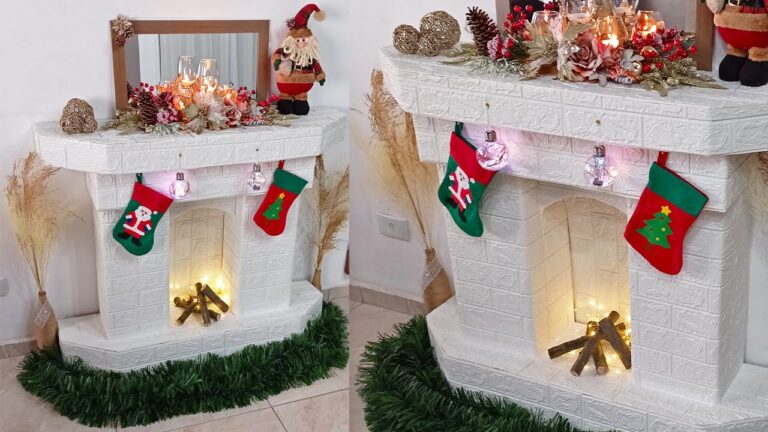 Decora&ccedil;&atilde;o de Natal: Transformando Lareiras em Cen&aacute;rios Festivos