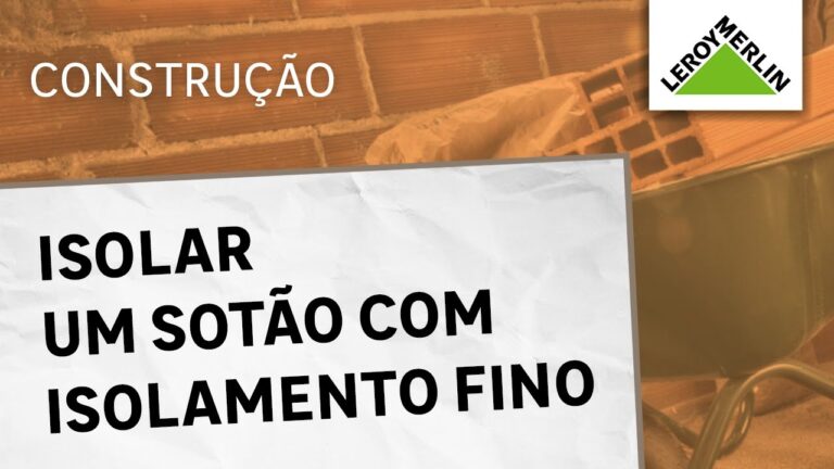 Isolamento Térmico Eficiente de Telhados Internos