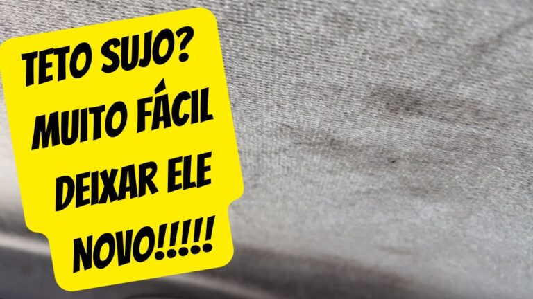 Guia Prático para Limpar o Tejadilho Interior do Carro