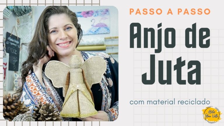 Criando Anjos de Natal com Material Reciclado